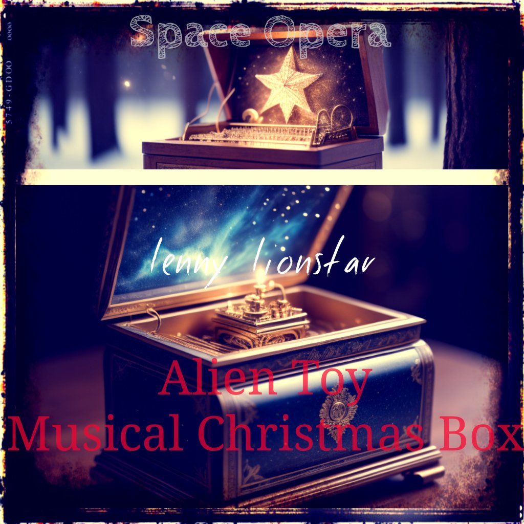 Alien Christmas Toy Music Box - Christmas Stardust Space Opera by Lenny Lionstar