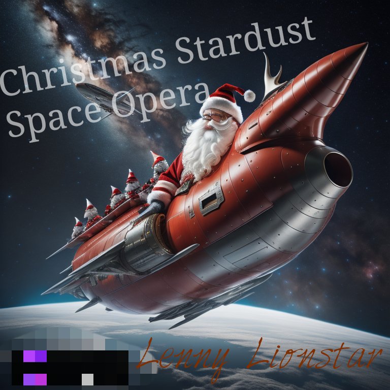 Listen to the complete 9 song Christmas Space Opera, Christmas Stardust by Lenny Lionstar. Streaming and download 